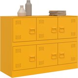  Komoda boja senfa 99 x 39 x 73 cm čelični | Eponuda.com
