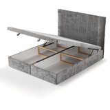 Maison de Rêve Sivi tapecirani bračni krevet s prostorom za odlaganje 180x200 cm Mavel – | shoptok.hr
