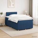  Boxspring krevet s madracem Plava 120 x 190 cm Tkanina | shoptok.hr