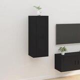  Zidni TV ormarić crni 40x34,5x100 cm | shoptok.hr