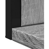  Kupaonsko ogledalo s policom boja hrasta 50 x 12 x 60 cm drveno | shoptok.hr