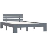  Okvir za krevet od masivne borovine sivi 140 x 200 cm | Eponuda.com