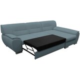 MID.YOU KOTNA SEDEŽNA GARNITURA, gladka tkanina modra | Shoptok.si