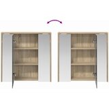  Kupaonski ormar s ogledalom Sonoma hrast 63,5 x 16 x 62,5 cm | shoptok.hr