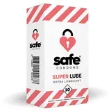 SAFE Kondomi - Super Lube, 10 kos