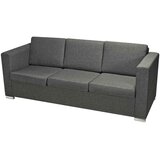  Dvodijelni set sofa od tkanina tamnosivi | shoptok.hr