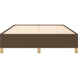  Posteljni okvir temno rjav 140x200 cm blago, (20725515) | Shoptok.si