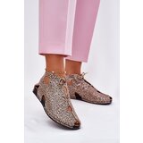 Maciejka Patterned Leather Ankle Boots | Shoptok.si