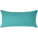 HOMESCAPES Teal prevleka za vzglavnik iz egiptovskega bombaža, 200 niti, 40x80 cm, (20751191) | Shoptok.si