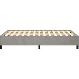  Za krevet svjetlosivi 120 x 200 cm baršunasti | shoptok.hr