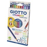  BOJE DRVENE 10BOJA S GUMICOM PLUS ŠILJILO PLUS GUMICA GIOTTO FILA 2568 BLISTER * DO ISTEKA ZALIHA | Shoptok.si