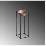 WALLXPERT Dekorativna saksija GED-021-B, 60 cm, O 20 cm,, Crna | Eponuda.ba