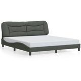  The Living Store Posteljni okvir brez vzmetnice temno siv 180x200 cm tkanina - Posteljni Okvir, (21447507) | Shoptok.si