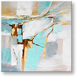  Slikana slika na platnu apstrakt 70x70 cm Cene