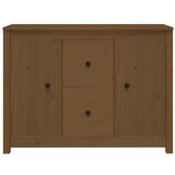  Komoda medeno rjava 100x35x74 cm trdna borovina, (20654413) | Shoptok.si