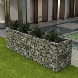vidaXL Gabionska sadilica čelična 360 x 90 x 100 cm Cijene