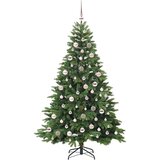 vidaXL Umestno božično drevo med 300 LED Zelena 180 cm PE in PVC | Shoptok.si