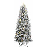  Umjetno božićno drvce Bijela 240 cm PVC, plastika, čelik i PE | shoptok.hr