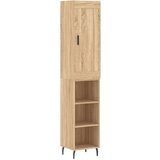  Visoka komoda hrasta sonome 34 5x34x180cm od konstruiranog drva | shoptok.hr