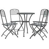  5-dijelni vrtni blagovaonski set ekspandirani metal antracit | shoptok.hr