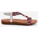 ARTIKER Women's Flat Sandals With Woven Straps And Accessories | Shoptok.si