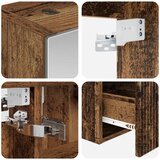  Set ormarića za kupaonicu 5 kom. Staro drvo Konstruirano drvo | shoptok.hr