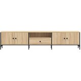 TV ormarić s ladicom boja hrasta 200x25x44 cm konstruirano drvo | shoptok.hr