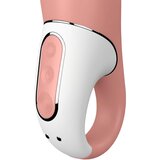 Satisfyer Master - vodoodporen vibrator z želodom na baterije (naravni) | Shoptok.si