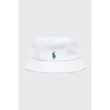 Polo Ralph Lauren Pamučni šešir boja: bijela, pamučni