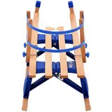 vidaXL Zložljive snežne sani z naslonjalom iz lesa 119 cm | Shoptok.si