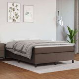  Box spring posteljni okvir rjav 140x200 cm umetno usnje, (20788251) Cene