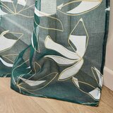 Douceur d intérieur Zelena prosojna zavesa iz tančice 140x280 cm Elsa – | Shoptok.si
