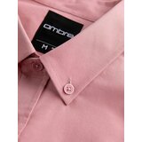 Ombre Men's REGILAR FIT cotton shirt with pocket - pink | Shoptok.si