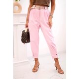 Kesi Włoski Summer Punto trousers with leg closure candy pink | Shoptok.si