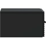  Noćni ormarić za montažu na zid 2 pcs Crna 34,5 x 33 x 20 cm | shoptok.hr