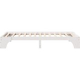 vidaXL Okvir postelje Bela Trden borov les 80 x 200 cm | Shoptok.si