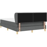  s opruga kutije Tamno siva 160 x 200 cm tkanina | shoptok.hr