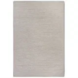 Bež ručno rađen tepih od mješavine vune 80x150 cm Pradesh Linen White –