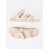 SEASTAR Light beige women's flip-flops on a flat sole | Shoptok.si