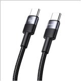 Usams USB-C NA USB-C KABEL 60W 1,2M ZA POLNJENJE IN PRENOS PODATKOV, (21980400) | Shoptok.si