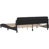  Okvir za krevet Dover crni 200x200 cm od tkanine | shoptok.hr