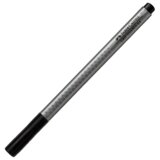 Faber-Castell flomaster liner grip finepen 151699 (crni) crna 0.4 mm metalni vrh 10 kom Cene