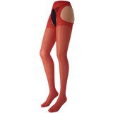 Trasparenze Najlonke / Samostoječe nogavice Collant Aperti 15 Denari Scandal Rdeča | Shoptok.si