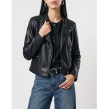 Only Usnjene jakne & Sintetične jakne ONLJILL FAUX LEATHER BIKER Črna | Shoptok.si