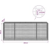  Gabion s žicom debljine 3 5 mm i mrežom 5x2 5 cm 400x100x150 cm - 100 cm 150 cm 400 cm | shoptok.hr