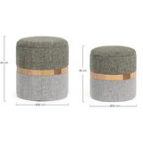 BIZZOTTO Zelen/siv tabure Talya – | Shoptok.si