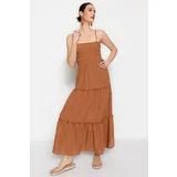 Trendyol Dress - Brown - Shift