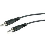 Roline 11.09.4503 klinker avdio priključni kabel [1x 3\,5 mm banana moški konektor - 1x 3\,5 mm banana moški konektor] 3.00 m črna zaščiten, (20432014) Cene
