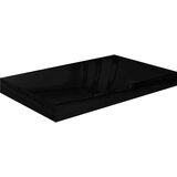  Plutajuće zidne police 4 kom sjajne crne 40 x 23 x 3 8 cm MDF | shoptok.hr