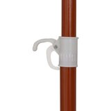  Suncobran s čeličnom šipkom 180 cm smeđe-sivi | shoptok.hr
